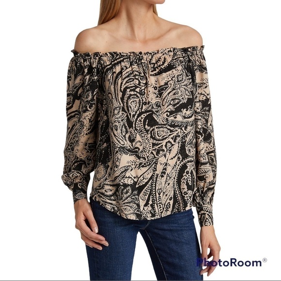 L'agence Rowan off the Shoulder Blouse - Picture 1 of 11